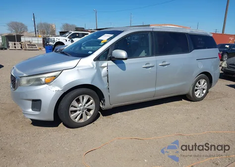 2015 Kia Sedona Lx z USA, uszkodzony, nr VIN KNDMB5C16F6028288